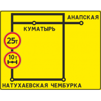 6.17 Схема объезда (ЗИП)